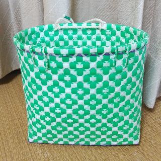 tomo様専用　特注PPバンド製かご（はけご）ベルト通し付き(雑貨)