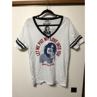 ヒステリックグラマー(HYSTERIC GLAMOUR)の専用　ヒステリックグラマー AC/DC Vネック Tシャツ S(Tシャツ/カットソー(半袖/袖なし))