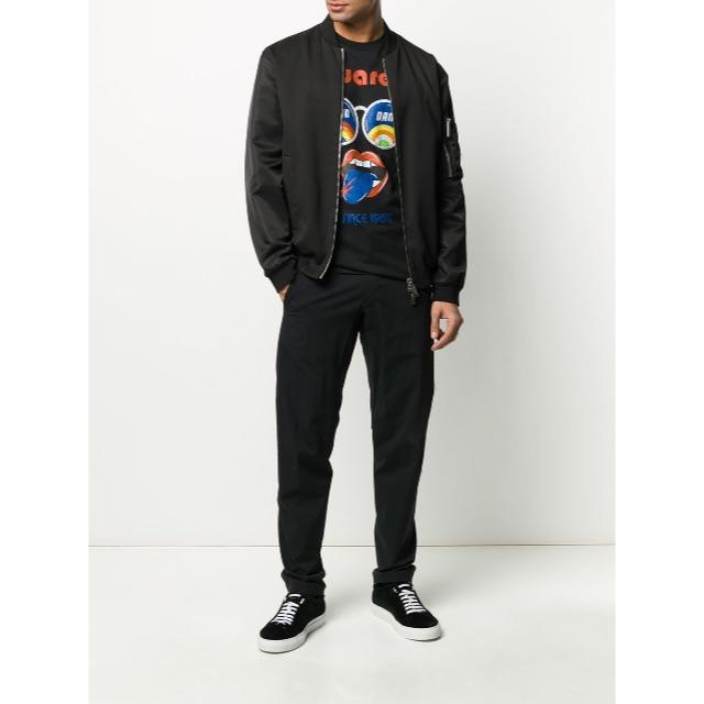 DSQUARED2(ディースクエアード)の新品！DSQUARED 2 ロゴ ブラック Tシャツ　S メンズのトップス(Tシャツ/カットソー(半袖/袖なし))の商品写真