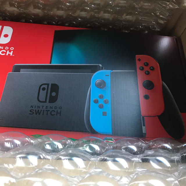 新品４月購入Nintendo Switch 本体 ネオンどうぶつの森ソフトセット