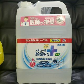 アースセイヤク(アース製薬)のアース製薬 らくハピ 除菌ex 5l 詰め替え用(アルコールグッズ)