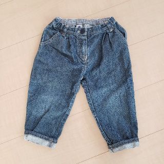 プチバトー(PETIT BATEAU)のプチバトー デニムパンツ 24m/86cm(パンツ)