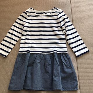 ベビーギャップ(babyGAP)のukai様専用です。baby GAP ボーダーワンピース 100(ワンピース)