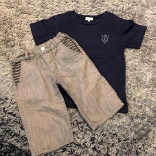 ベベ(BeBe)のBeBe CELEC  110センチ 上下セット 半袖Tシャツ ハーフパンツ(Tシャツ/カットソー)