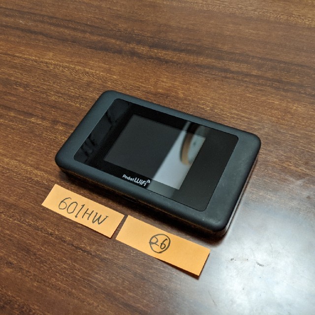 ㉖SIMロック解除済/601HW/ポケットWiFi HUAWEI ソフトバンク スマホ/家電/カメラのPC/タブレット(PC周辺機器)の商品写真