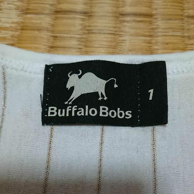 BUFFALO BOBS(バッファローボブス)のbuffalobobs  ストライプ　タンクトップ　サイズ1  ノースリーブ メンズのトップス(タンクトップ)の商品写真