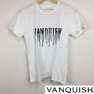 ヴァンキッシュ(VANQUISH)の美品 VANQUISH ヴァンキッシュ 半袖Tシャツ ホワイト サイズM(Tシャツ/カットソー(半袖/袖なし))