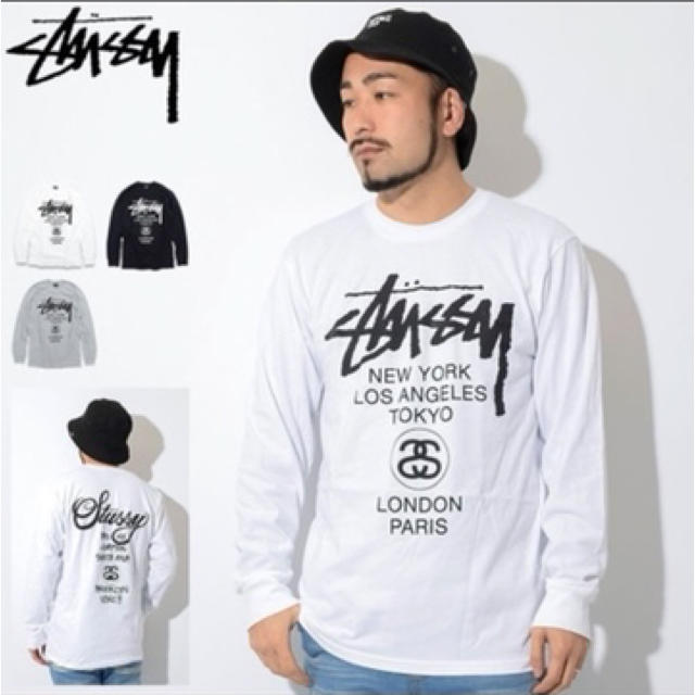 STUSSY(ステューシー)のステューシー  ワールドツアー ロングT メンズのトップス(Tシャツ/カットソー(七分/長袖))の商品写真