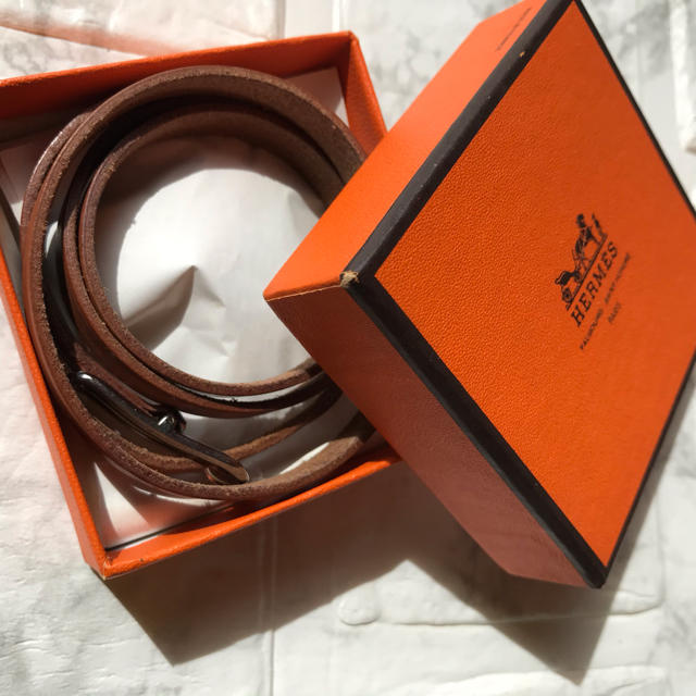 Hermes - HERMES レザーブレスレットの通販 by edokkodunk's shop｜エルメスならラクマ