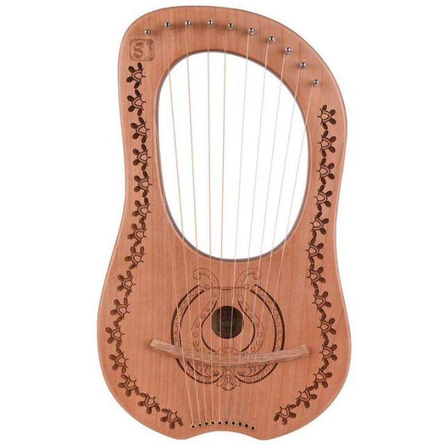 10弦 木製竪琴 ハープセット バッグ付き | bombaytools.com