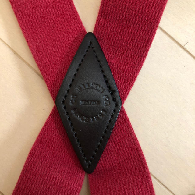 FILSON(フィルソン)のFILSON ボタンタブサスペンダーLong Red メンズのファッション小物(サスペンダー)の商品写真