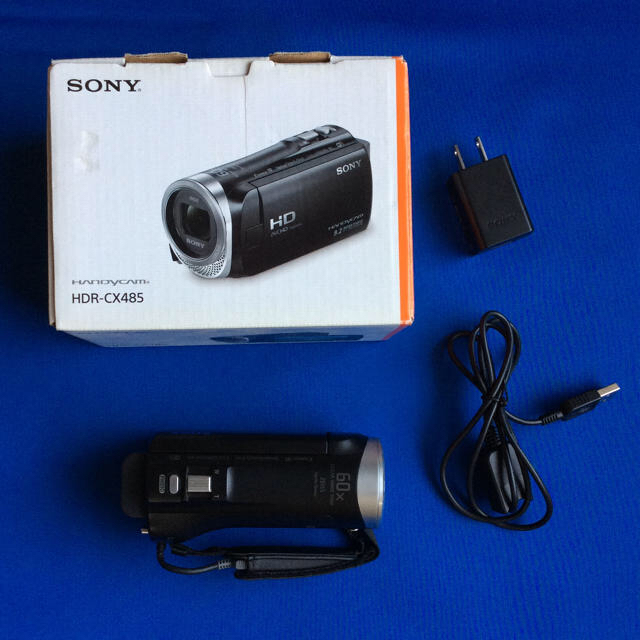 ソニービデオカメラCX 485BKビデオカメラ