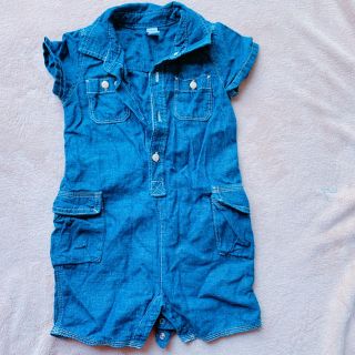 ベビーギャップ(babyGAP)の(size90)GAP♡デニム風ロンパース(ロンパース)