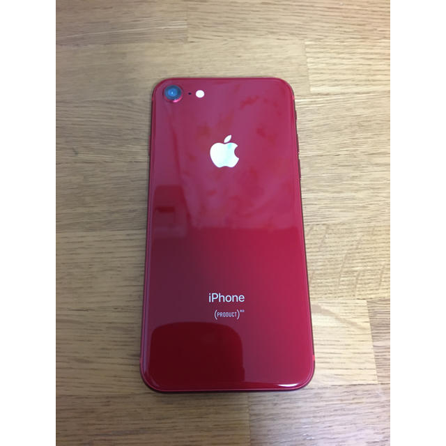 iPhone8 (product RED) 64GB SIMフリー ヒビ有-