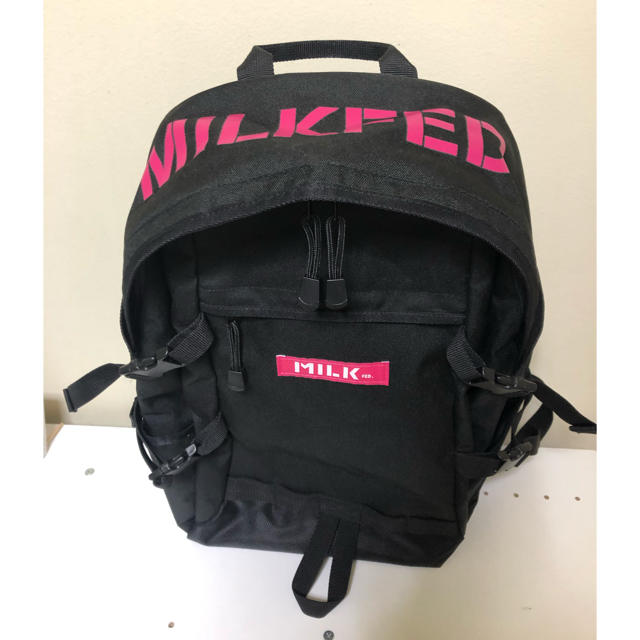 MILKFED.(ミルクフェド)の［ミルクフェド］バックパック LOGO PRINT BIG BACKPACK レディースのバッグ(リュック/バックパック)の商品写真