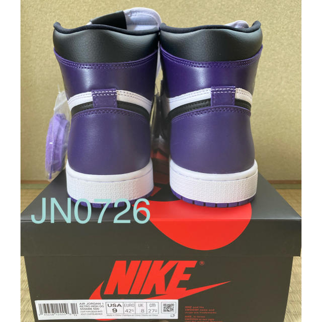 NIKE(ナイキ)のエア　ジョーダン1  Court Purple メンズの靴/シューズ(スニーカー)の商品写真