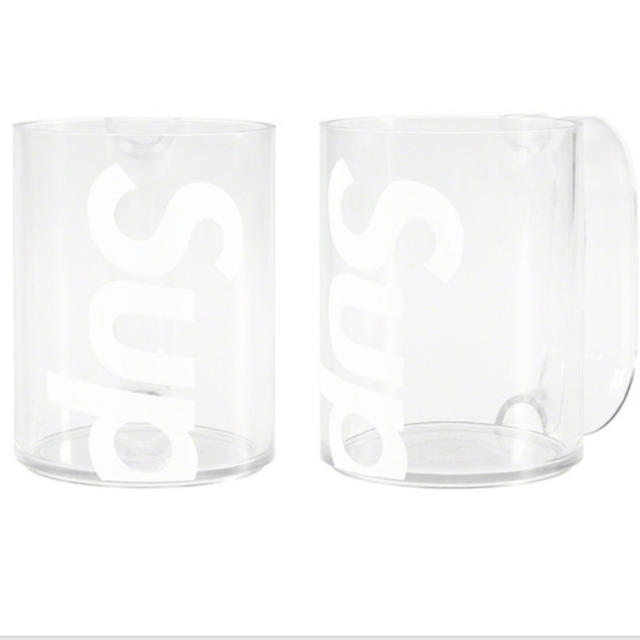 グラス/カップSupreme Heller Mugs (Set of 2) Clear