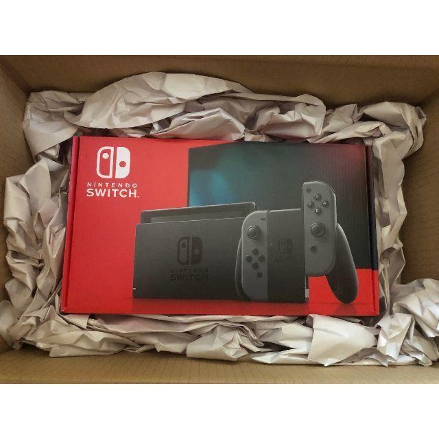 即発送可 任天堂 Switch グレー　本体　新品 未使用 新型家庭用ゲーム機本体