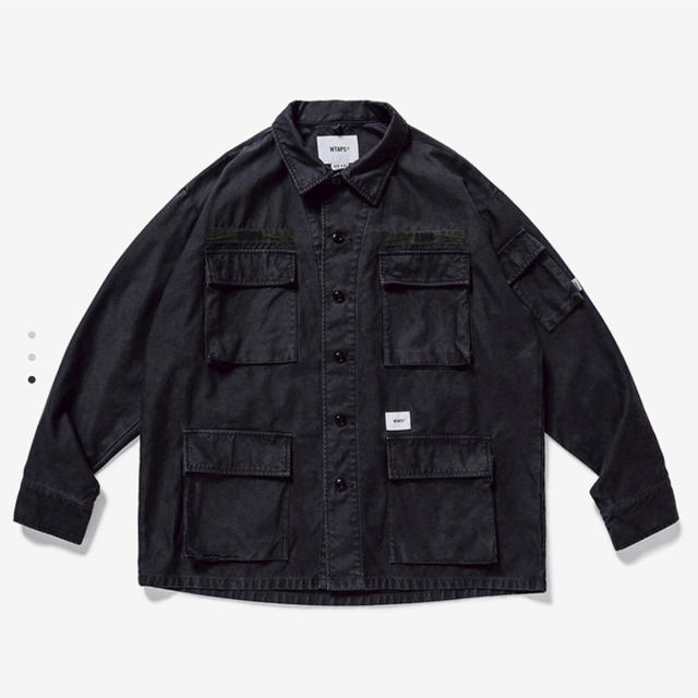 WTAPS JUNGLE LS01 SHIRT. COTTON. SATIN S