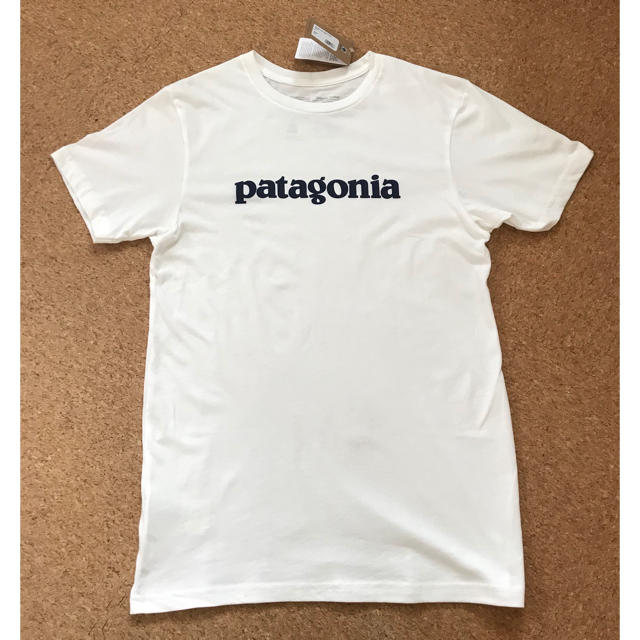 パタゴニア　Patagônia メンズ・テキスト・ロゴ・オーガニック・TシャツS