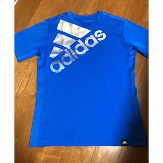 アディダス(adidas)のアディダス  プラTシャツ　ブルー　(その他)