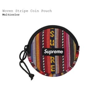 シュプリーム(Supreme)のSupreme コインケース Woven Stripe Coin Pouch(コインケース/小銭入れ)