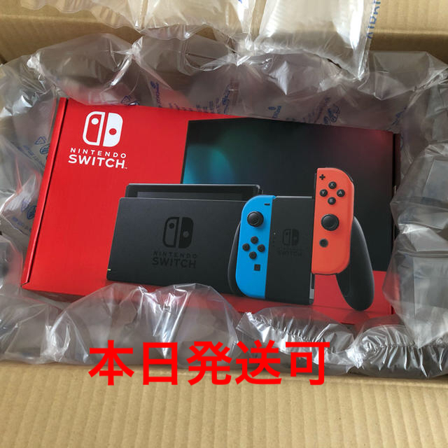 新型 Nintendo Switch 本体 ネオンブルー ネオンレッド 家庭用ゲーム機本体