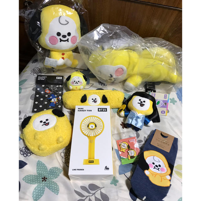 防弾少年団(BTS) - BT21 ベイビーCHIMMY 7点セット ポンポンマスコット ...