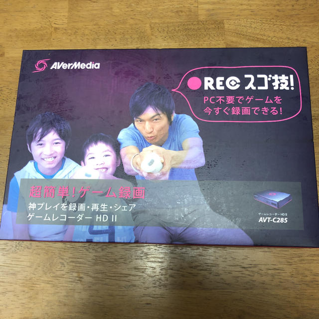 新品未開封☆ゲームレコーダー AVT-C285 REC スゴ技！ スマホ/家電/カメラのテレビ/映像機器(その他)の商品写真