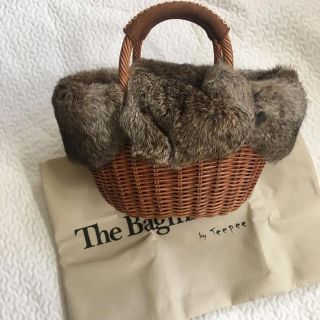 イエナ(IENA)のThe Bagmati  ファーつきカゴバッグ(かごバッグ/ストローバッグ)