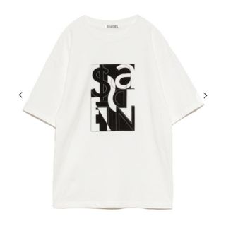 スナイデル(SNIDEL)の新品　スナイデル　ロゴTシャツ(Tシャツ(半袖/袖なし))