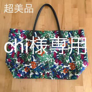 ラシット(Russet)の週末セール‼️【超美品】ラシット　柄パレットトートバッグ　花柄トートバッグ　(トートバッグ)