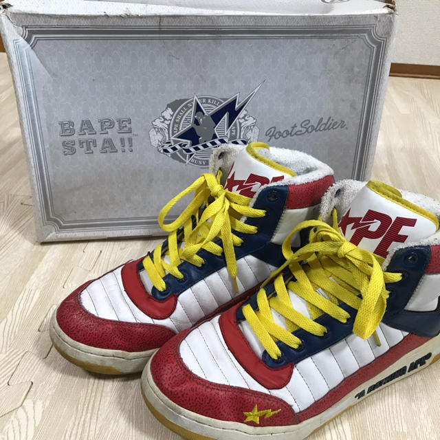 ベイプスター　BAPE STA 28cm ハイカット　エイプ