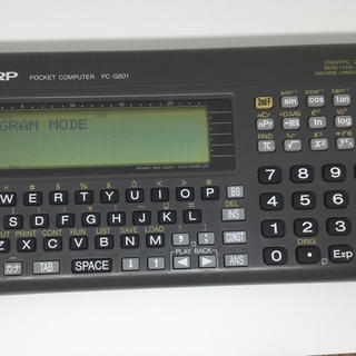 シャープ(SHARP)のシャープ　ポケットコンピュータ　PCーG801(ノートPC)