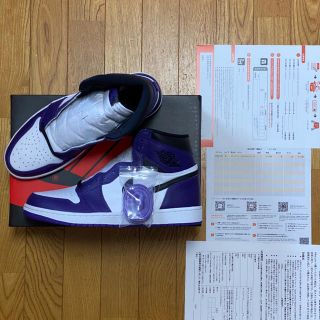 ナイキ(NIKE)のAIR JORDAN 1 RETRO HIGH OG COURT PURPLE(スニーカー)