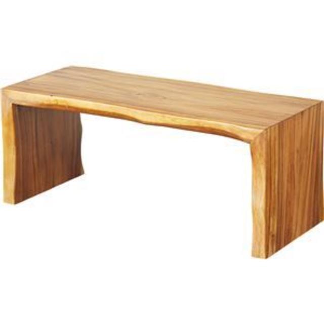 ベンチ型 センターテーブル【約幅100cm×奥行40cm×高さ41cm】 木製