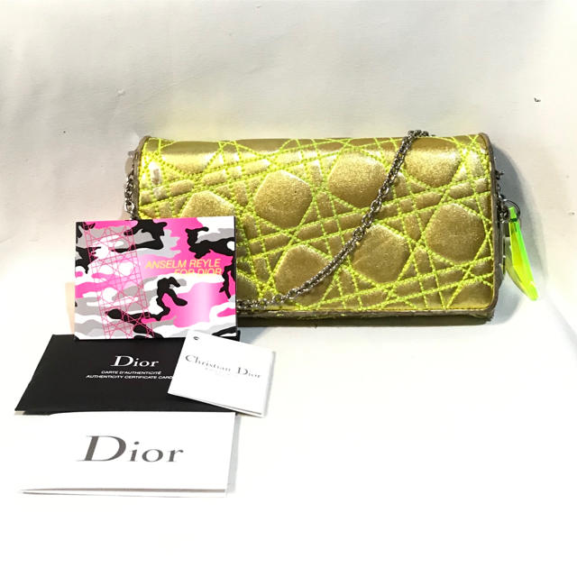 ディオール アンセルム・ライル コラボ チェーンウォレット Dior 長財布 | フリマアプリ ラクマ