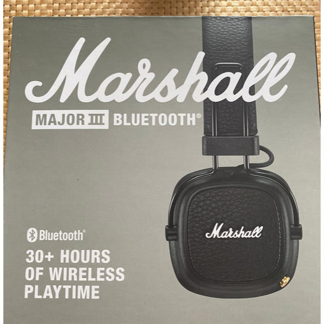 ヘッドフォン/イヤフォンMarshall MAJORⅢ Bluetooth ヘッドホン ブラック値下げ