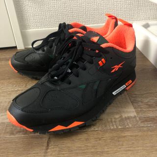 リーボック(Reebok)のreebok スニーカー 26.0 黒×オレンジ(スニーカー)