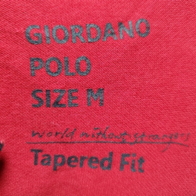 GIORDANO ポロシャツ メンズ Mサイズ ジョルダーノ | prizmadent.ba