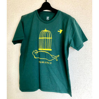 グラニフ(Design Tshirts Store graniph)の新品☆ ねこと小鳥　ユニセックスS  Tシャツ(Tシャツ(半袖/袖なし))