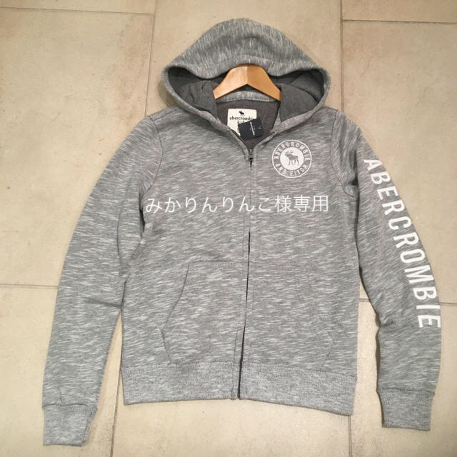 ジャケット/上着abercrombie kidsアバクロンビー ロゴジップアップフーディ新品