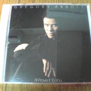 グレゴリー・アボットCD「PROVE愛の証明」GREGORY ABBOTT廃盤(R&B/ソウル)