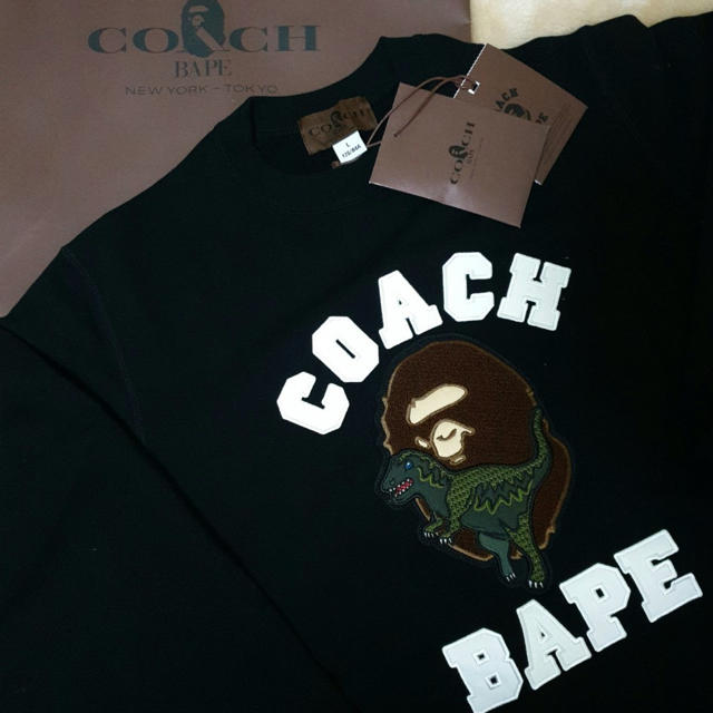 A BATHING APE - 稀少!!coach×bape コーチベイプ トレーナーの通販 by ...