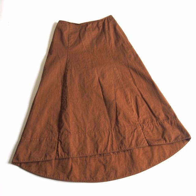 BEAUTY&YOUTH UNITED ARROWS(ビューティアンドユースユナイテッドアローズ)のBEAUTY&YOUTH コットンチノバックロングフレアスカート レディースのスカート(ロングスカート)の商品写真