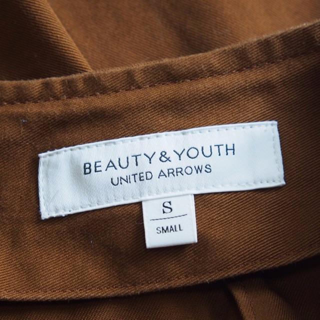 BEAUTY&YOUTH UNITED ARROWS(ビューティアンドユースユナイテッドアローズ)のBEAUTY&YOUTH コットンチノバックロングフレアスカート レディースのスカート(ロングスカート)の商品写真