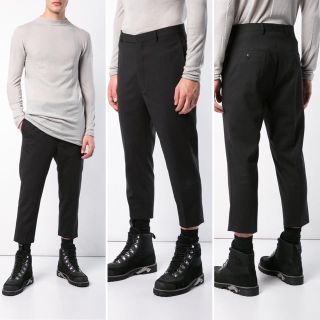 リックオウエンス(Rick Owens)のrick owens アステア クロップドスラックス(スラックス)