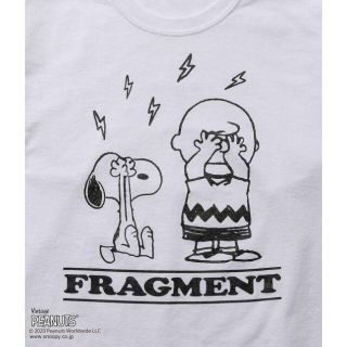 フラグメント(FRAGMENT)の【白 Sサイズ】FRAGMENT PEANUTS LONG SLEEVE TEE(Tシャツ/カットソー(七分/長袖))