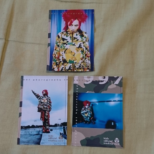 ｈｉｄｅ オフィシャル トレーディング カード(9) エンタメ/ホビーのタレントグッズ(ミュージシャン)の商品写真