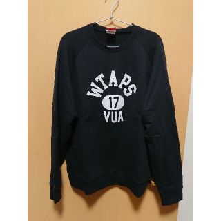 ダブルタップス(W)taps)のWTAPS CREWNECK L ダブルタップス ブラック クルーネック(パーカー)